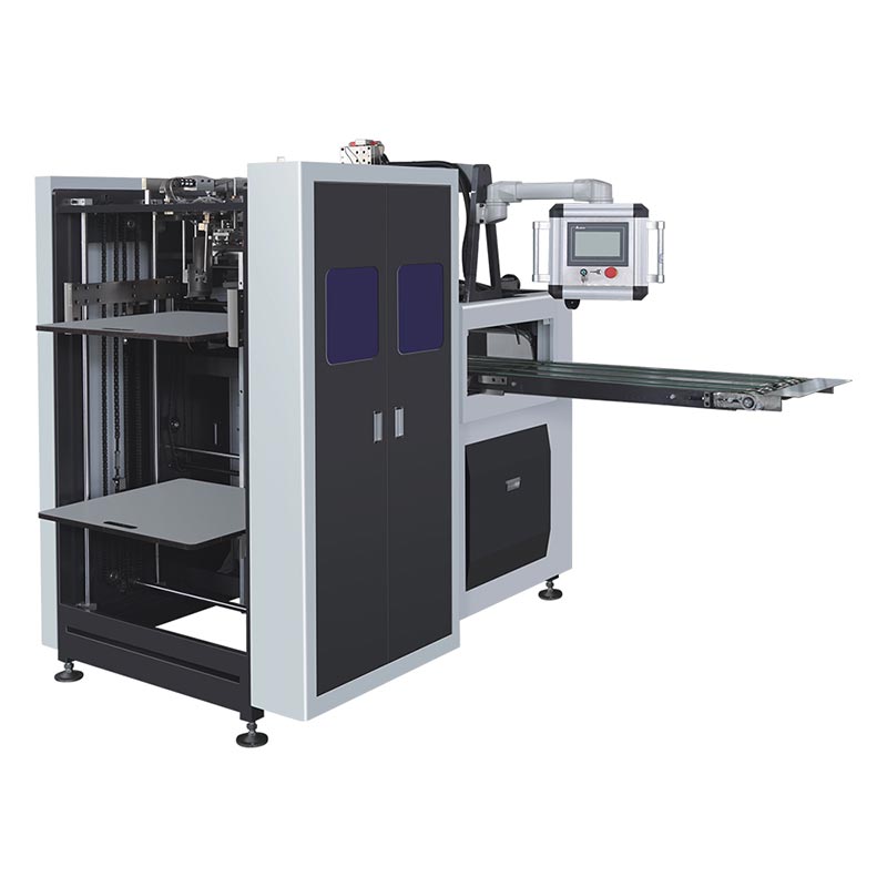 Jäykän laatikon kulman liimauskone